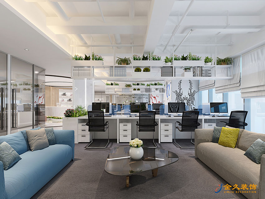 辦公區(qū)裝修設(shè)計(jì)效果圖